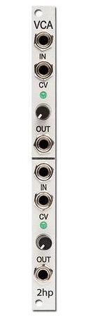 2HP VCA | Voltage Controlled Amplifier Eurorack Module 