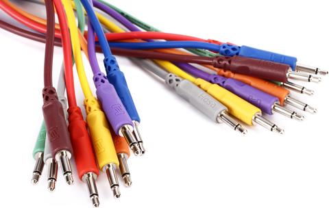 Hosa Patch Cables for Eurorack Modular 1.5 feet long 