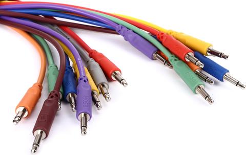 Hosa Patch Cable for Eurorack Modular 1 Feet Long 