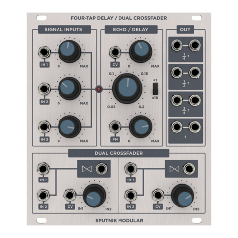 Sputnik Four-Tap Delay / Dual Crossfader