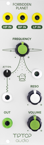 Tiptop Audio Forbidden Planet | Analog Multi-Mode Filter eurorack module