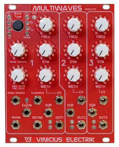 Vinicius Electrik Multiwaves | VCO / LFO eurorack module
