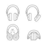 Audio Technica ATH-M50x Studio Headphones (out view)