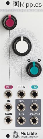 Mutable Instruments Ripples | Liquid Filter